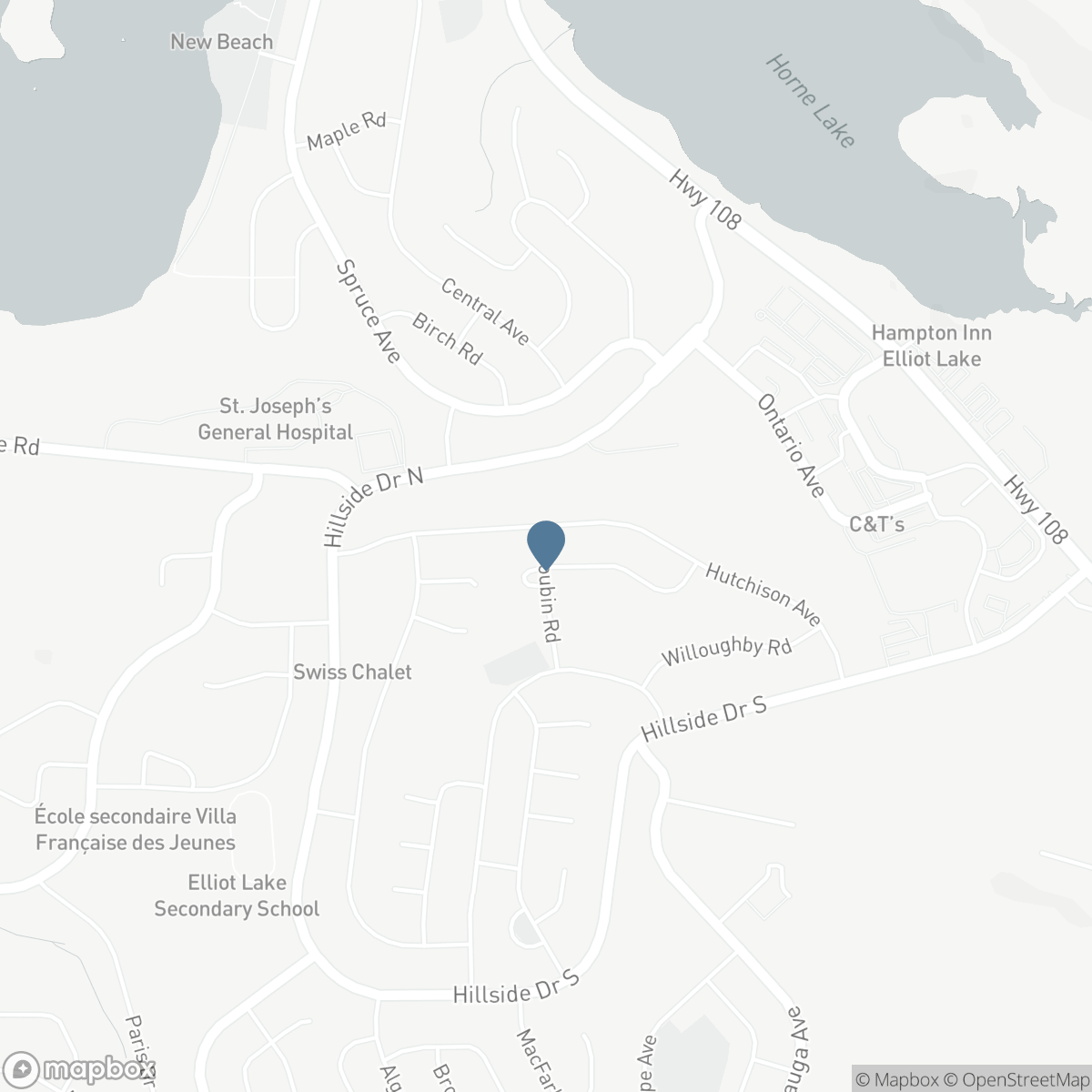 1 Joubin RD, Elliot Lake, Ontario P5A 1V7